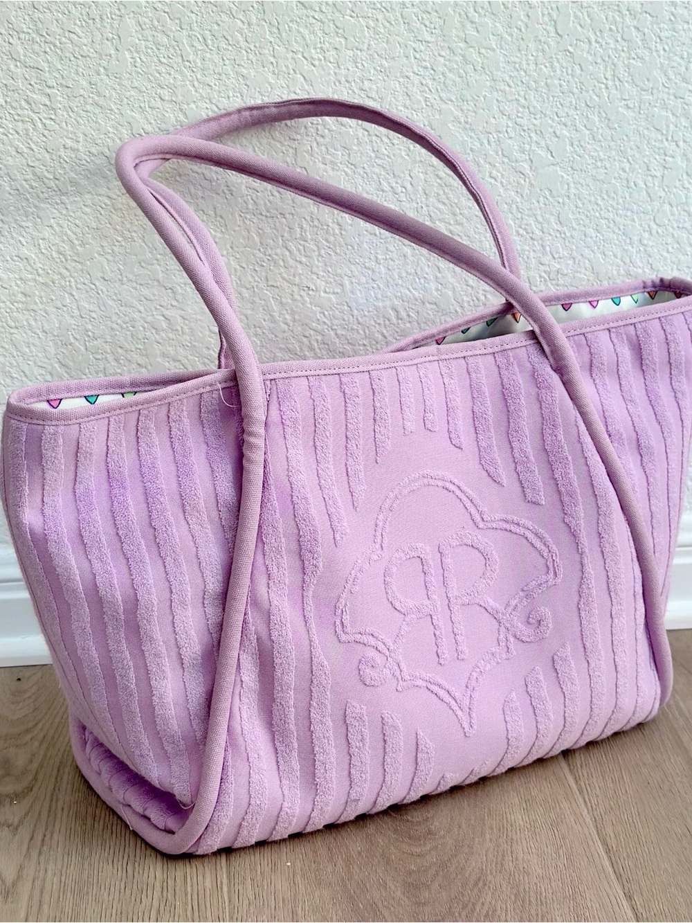 Roller Rabbit  x Target Purple Terry Tote